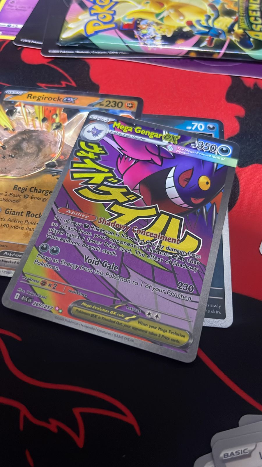 Mega Gengar ex 269/217 Mega Attack Rare