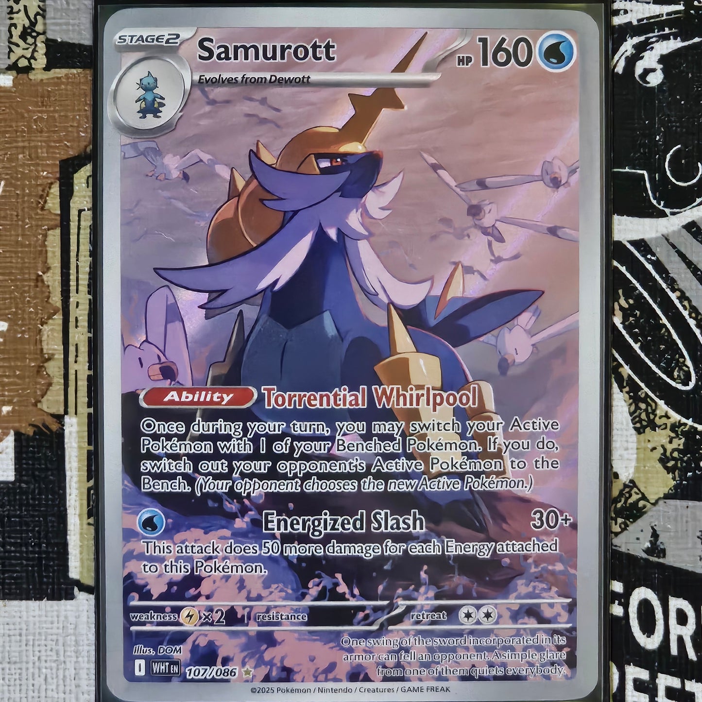 Samurott 107/086 Illustration Rare