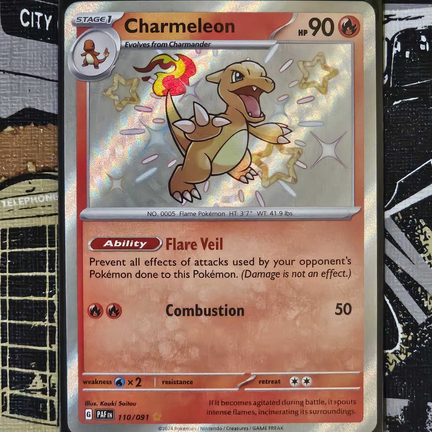 Charmeleon 110/091 Shiny Rare