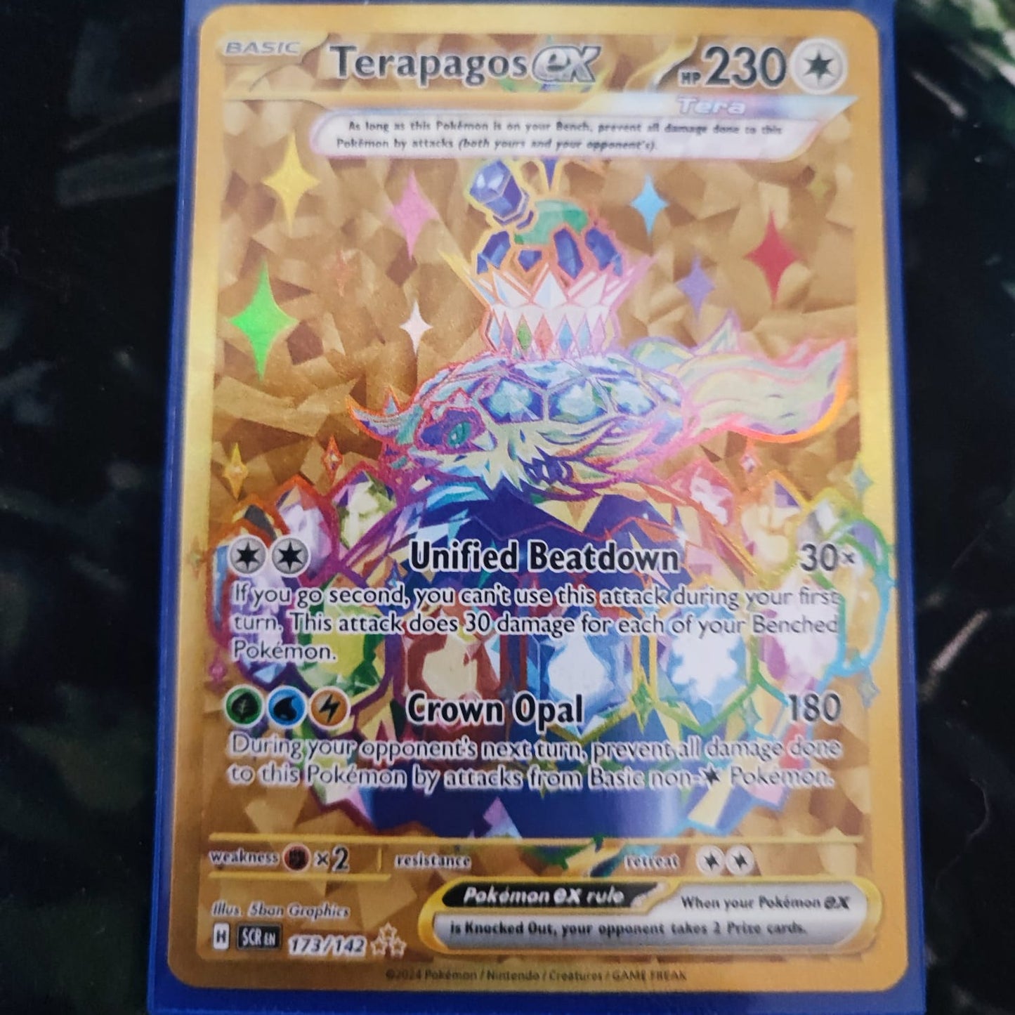 Terapagos ex 173/142 Hyper Rare