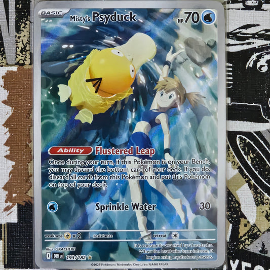 Misty's Psyduck 193/182 Illustration Rare