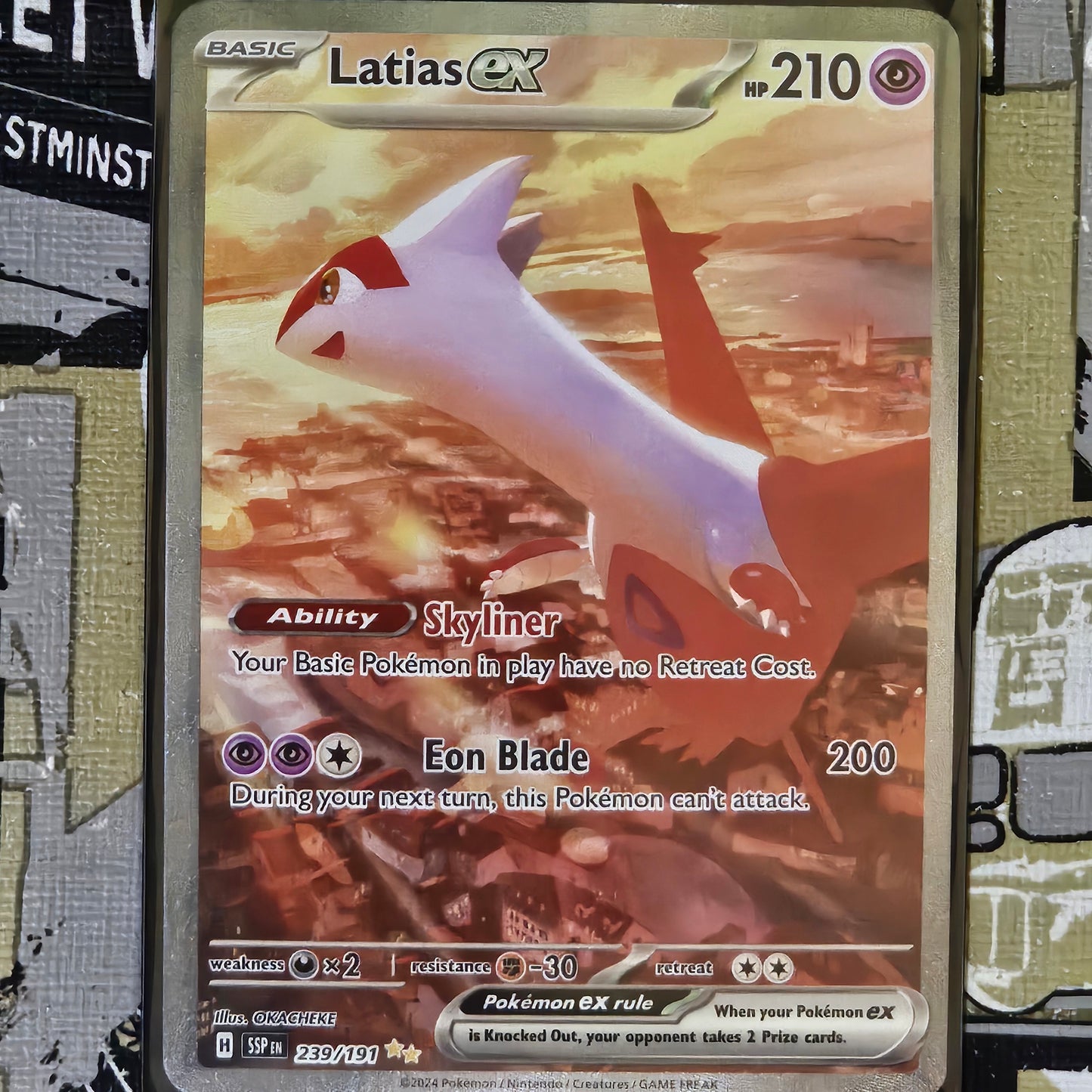 Latias ex 239/191 Special Illustration Rare