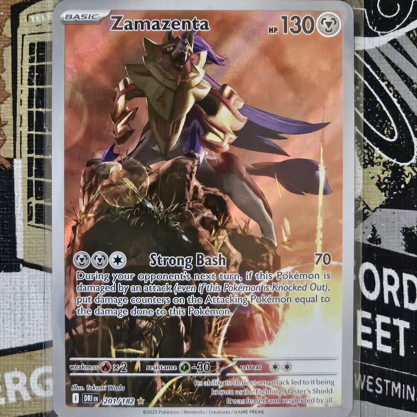 Zamazenta 201/182 Illustration Rare