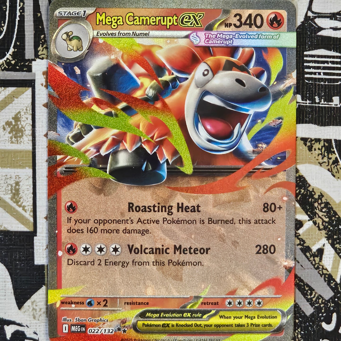 Camerupt ex 022/132 Double Rare