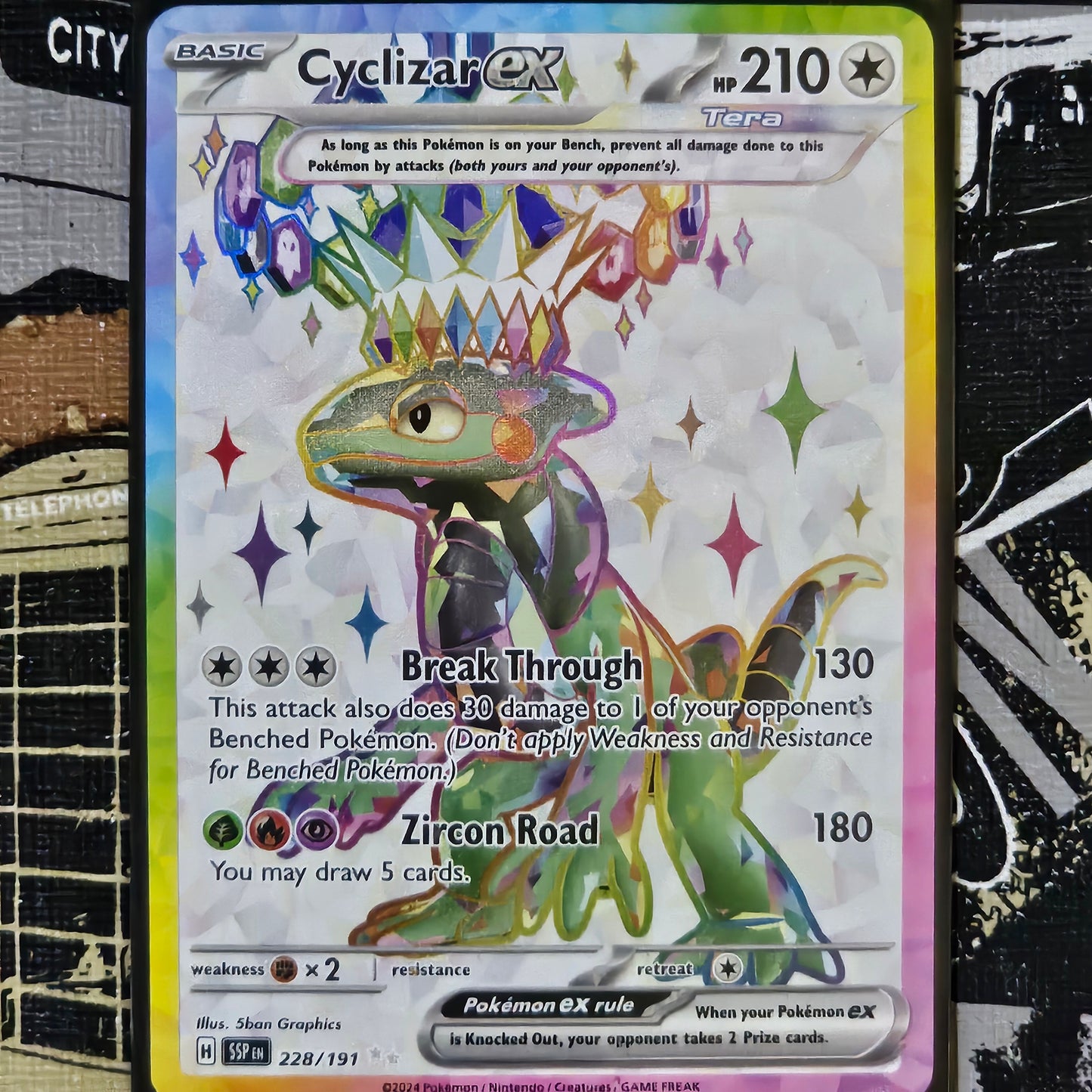 Cyclizar ex 228/191 Ultra Rare