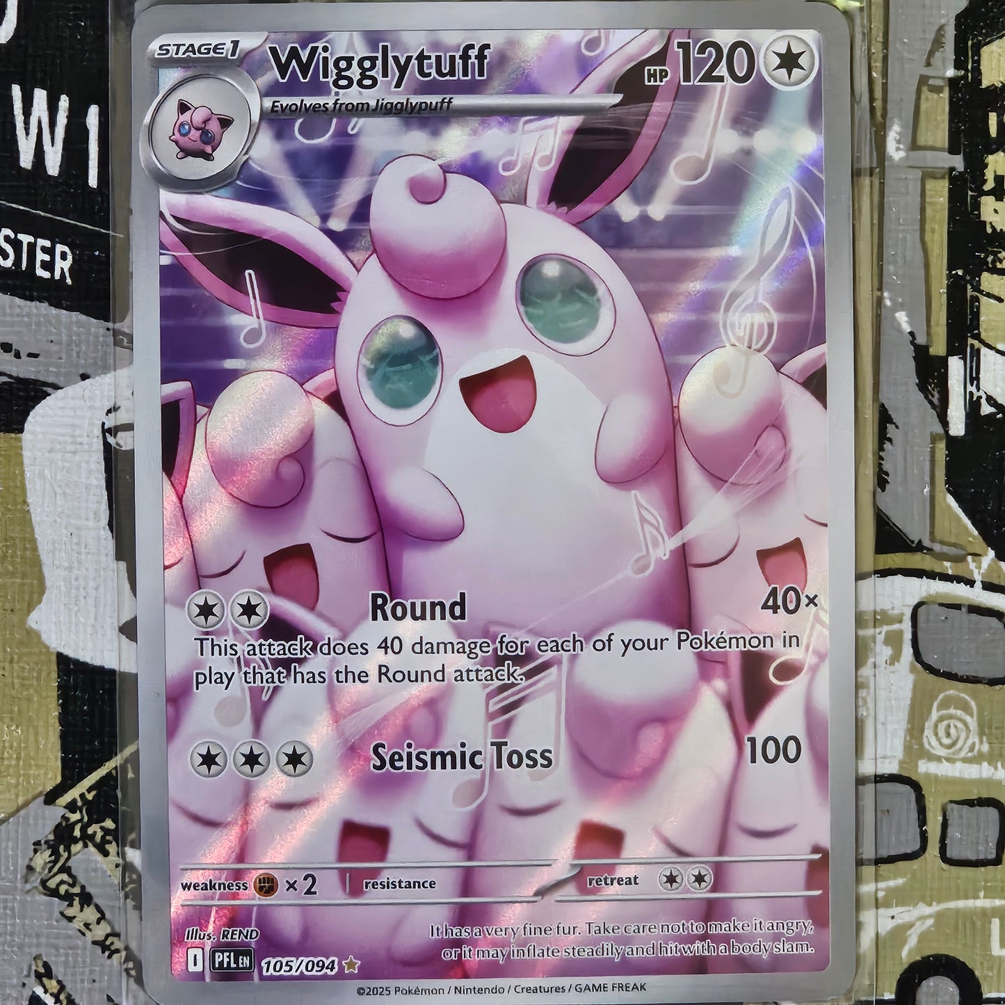 Wigglytuff 105/094 Illustration Rare