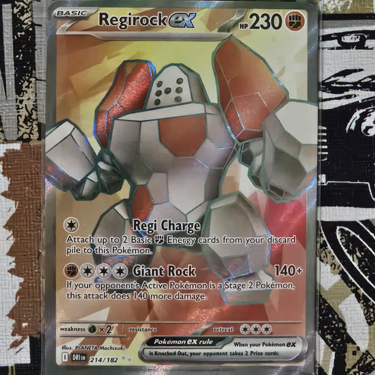 Regirock ex 214/182 Ultra Rare