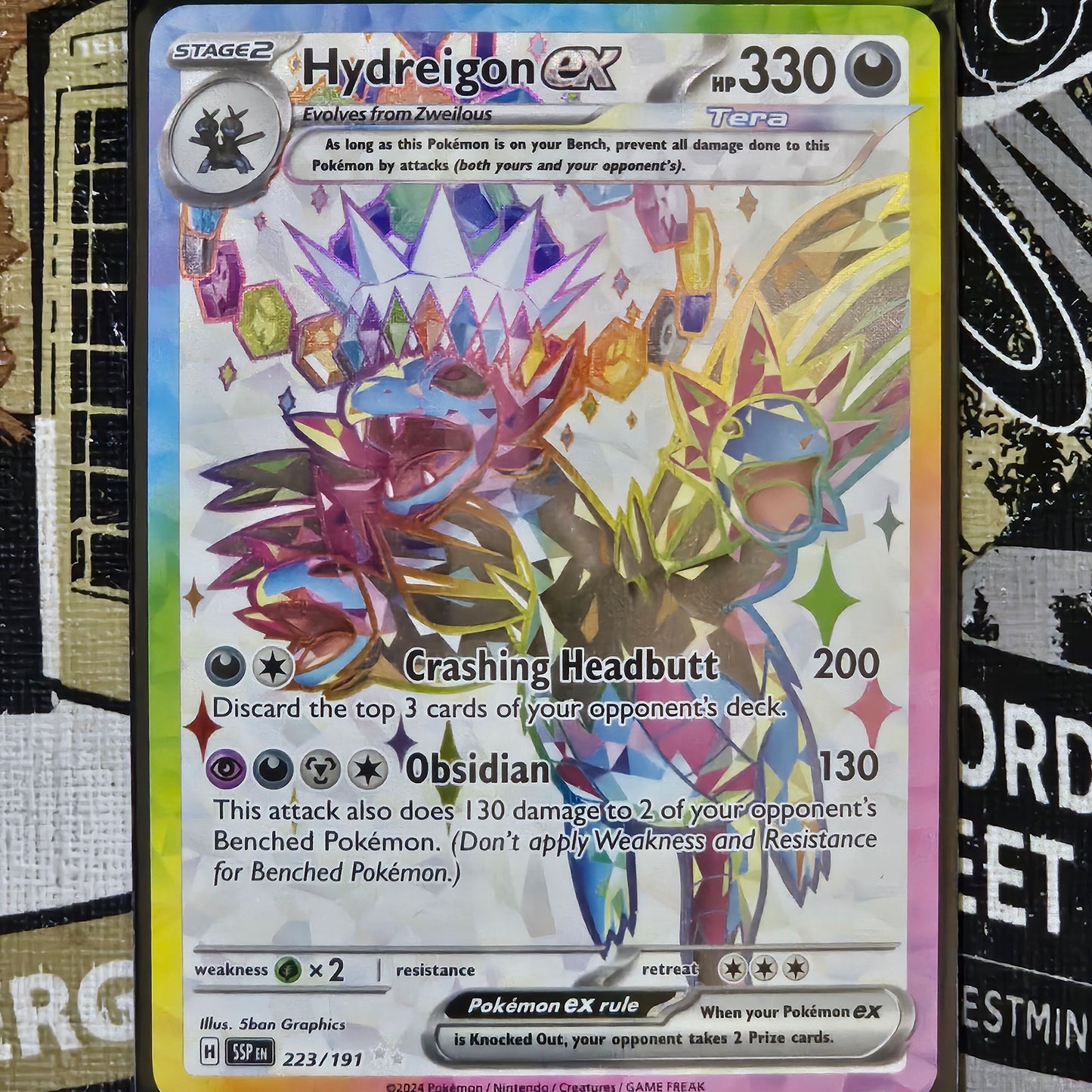 Hydreigon ex 119/191 Double Rare