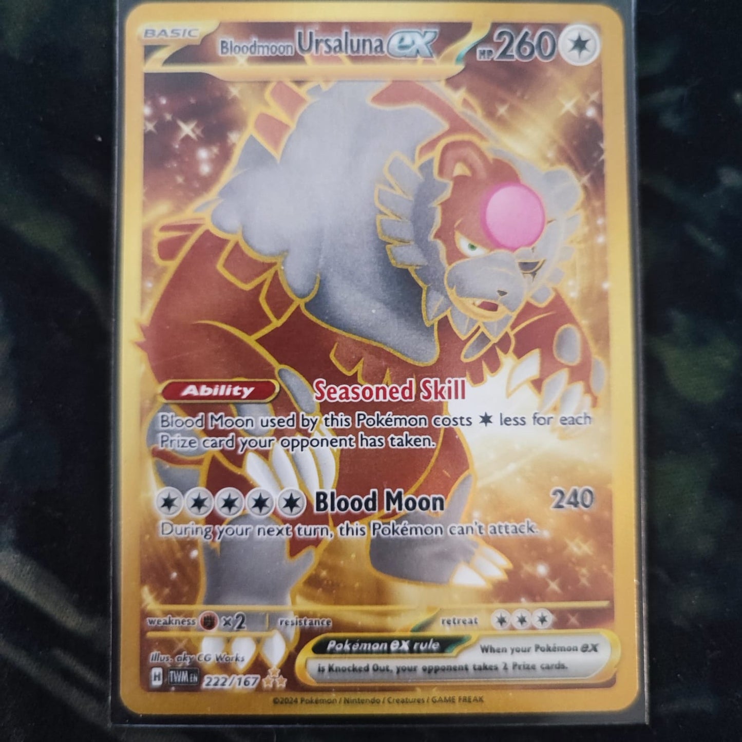 Bloodmoon Ursaluna ex 222/167 Hyper Rare