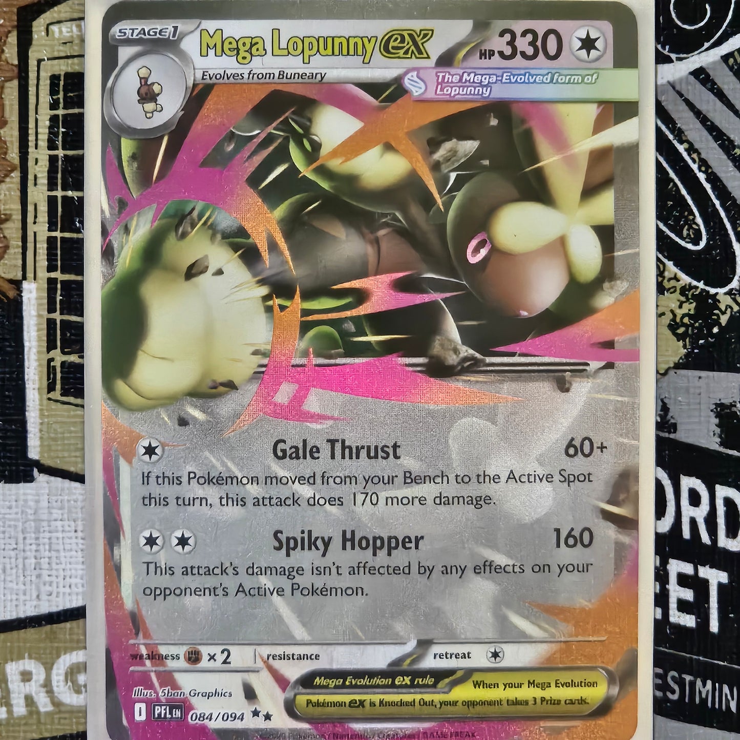 Mega Lopunny ex 084/094 Double Rare
