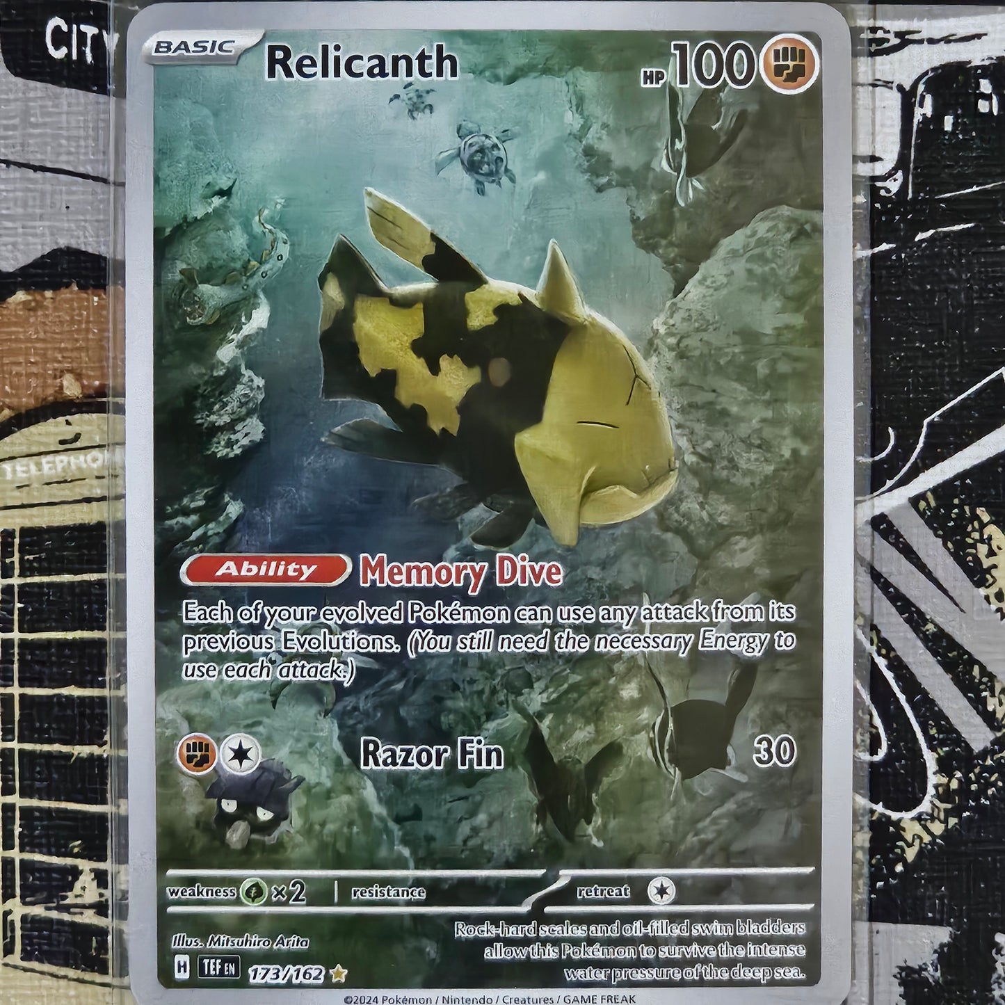 Relicanth 173/162 Illustration Rare