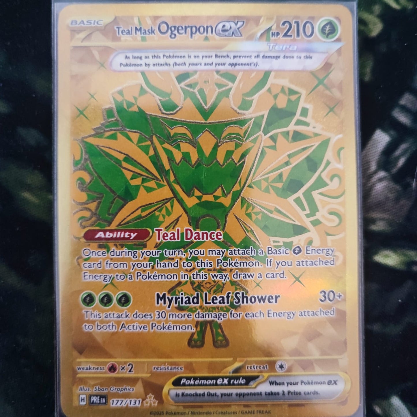Teal Mask Ogerpon ex 177/131 Hyper Rare