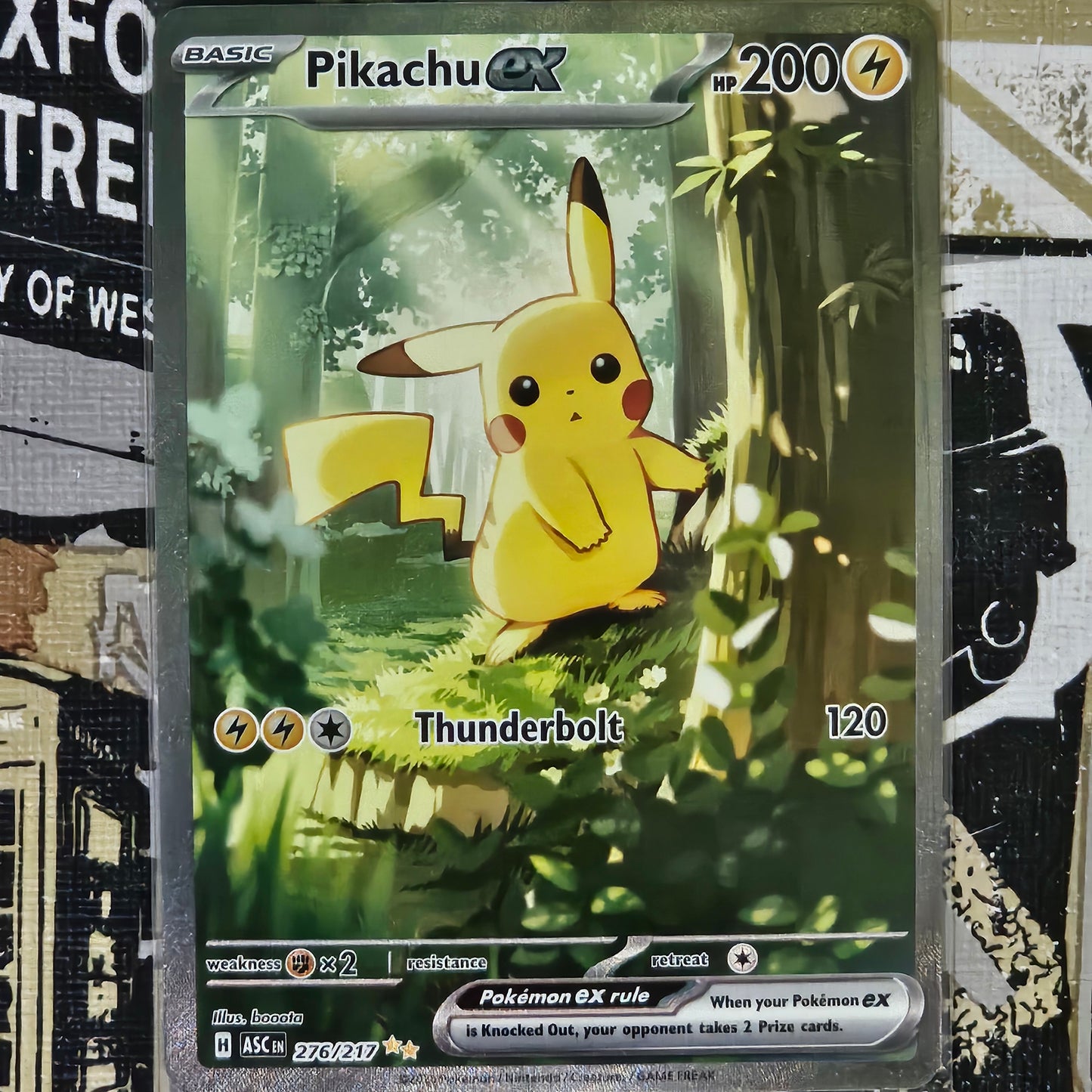 Pikachu ex 276/217 Special Illustration Rare