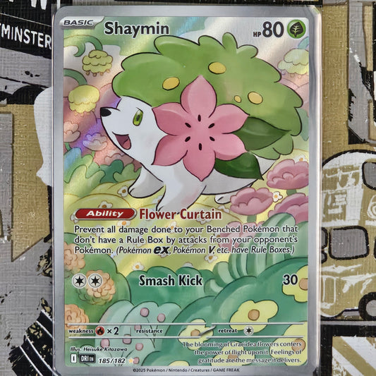Shaymin 185/182 Illustration Rare