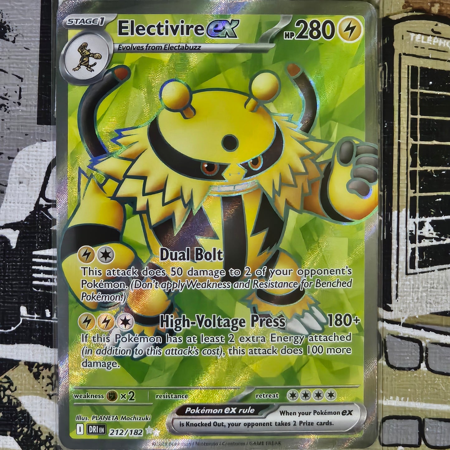 Electivire ex 212/182 Ultra Rare
