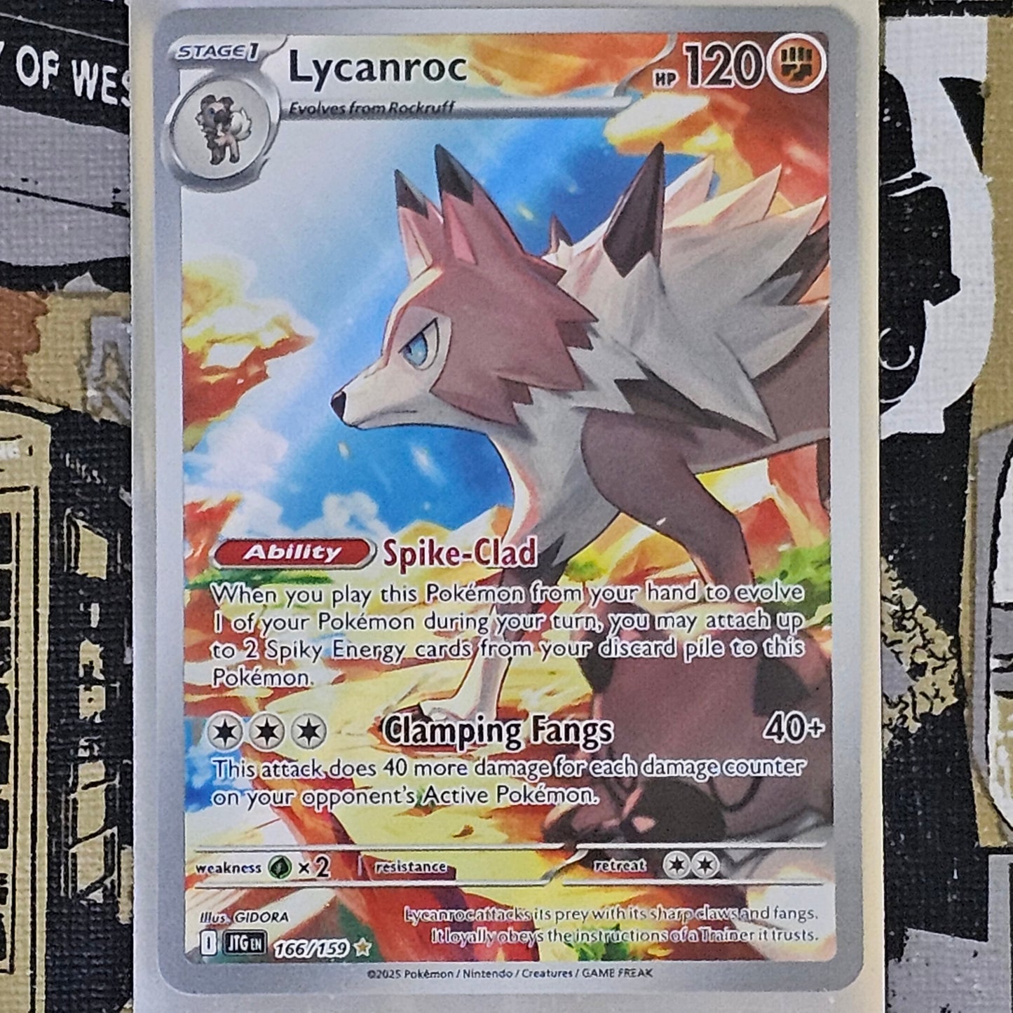 Lycanroc 166/159 Illustration