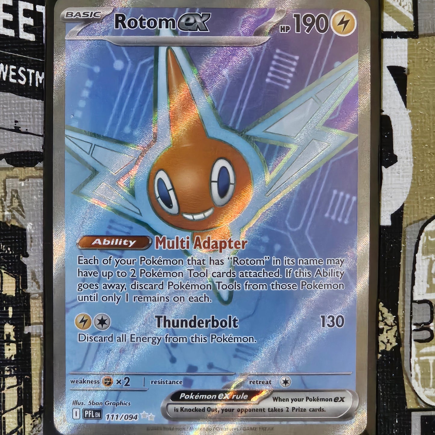 Rotom ex 111/094 Ultra Rare