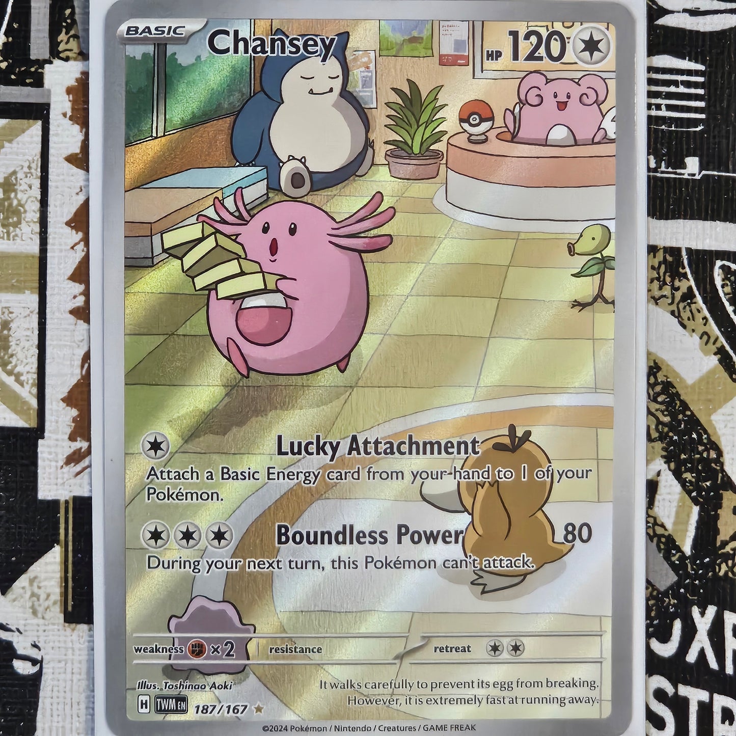 Chansey 187/167 Illustration Rare