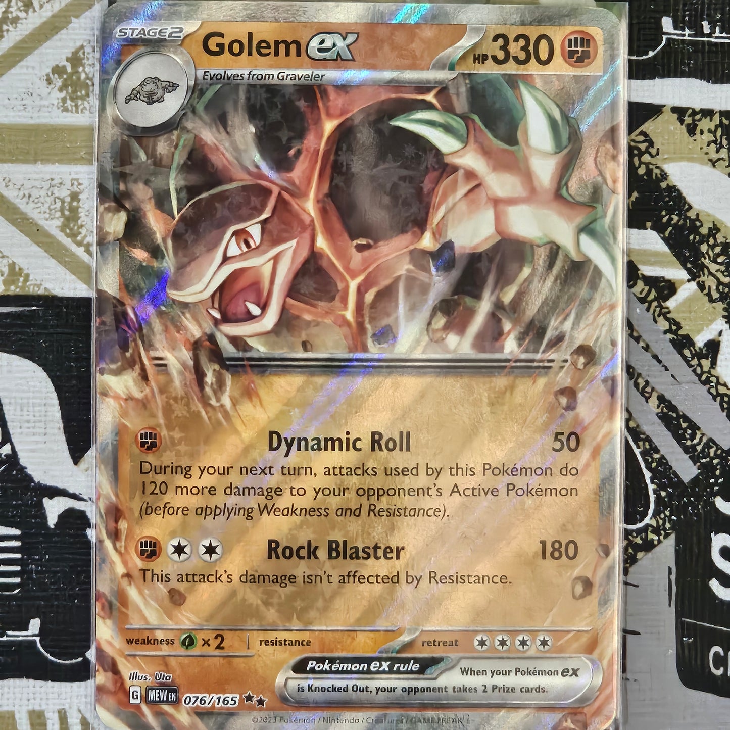 Golem ex 076/165 Double Rare