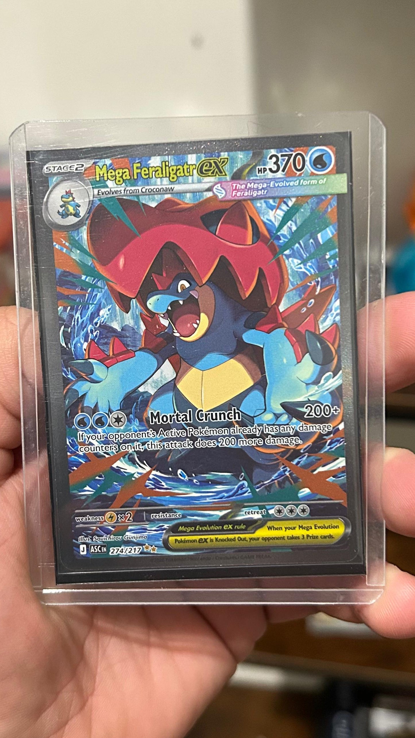 Mega Feraligatr ex 274/217 Special Illustration Rare
