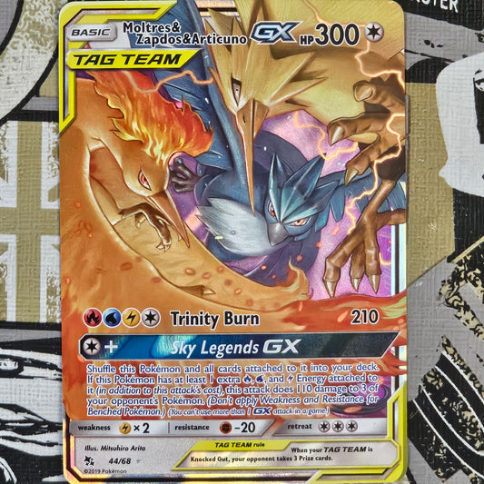 Moltres & Zapdos & Articuno GX 44/68 Ultra Rare
