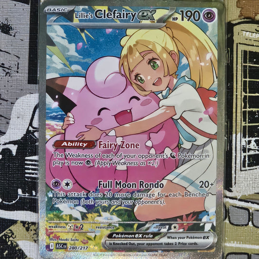 Lillie's Clefairy ex 280/217 Special Illustration Rare