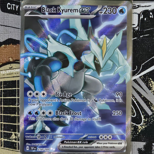 Black Kyurem ex 218/191 Ultra Rare