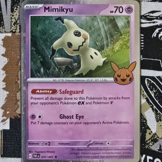 Mimikyu 037/091 Holo Rare (Trick or Trade 2024)