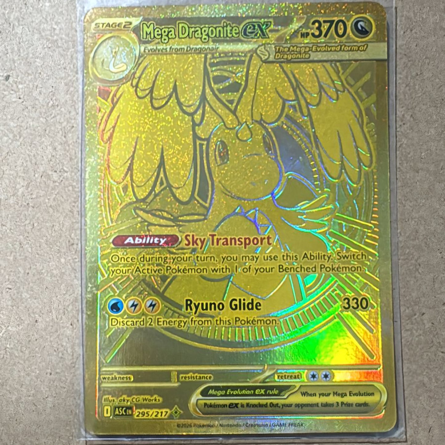 Mega Dragonite ex 295/217 Mega Hyper Rare
