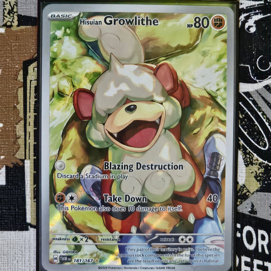 Hisuian Growlithe 181/167 Illustration Rare