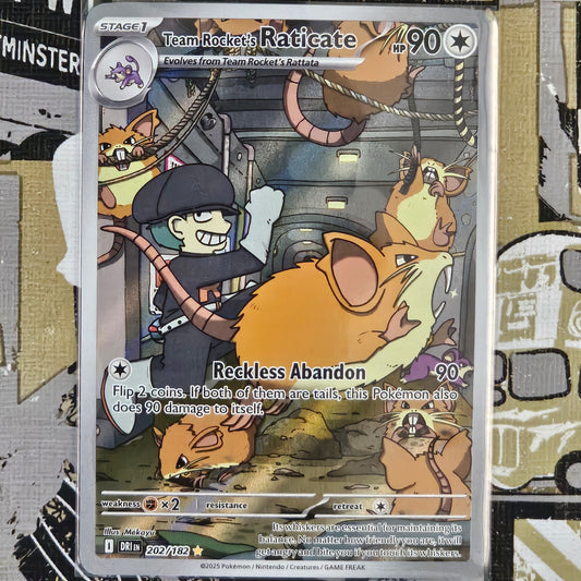 Team Rocket's Raticate 202/182 Illustration Rare