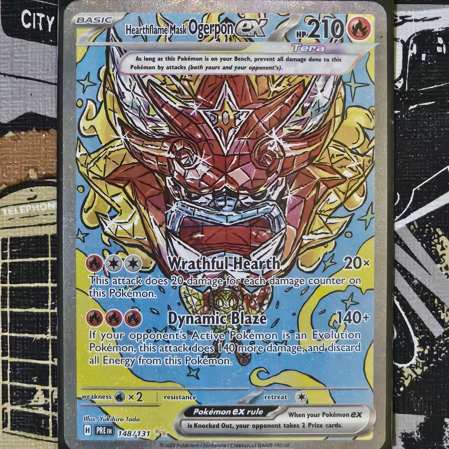 Hearthflame Mask Ogerpon ex 148/131 Special Illustration Rare