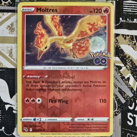 Moltres 012/078 Reverse Rare