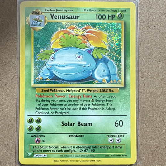 Venusaur 003/034 Classic Collection