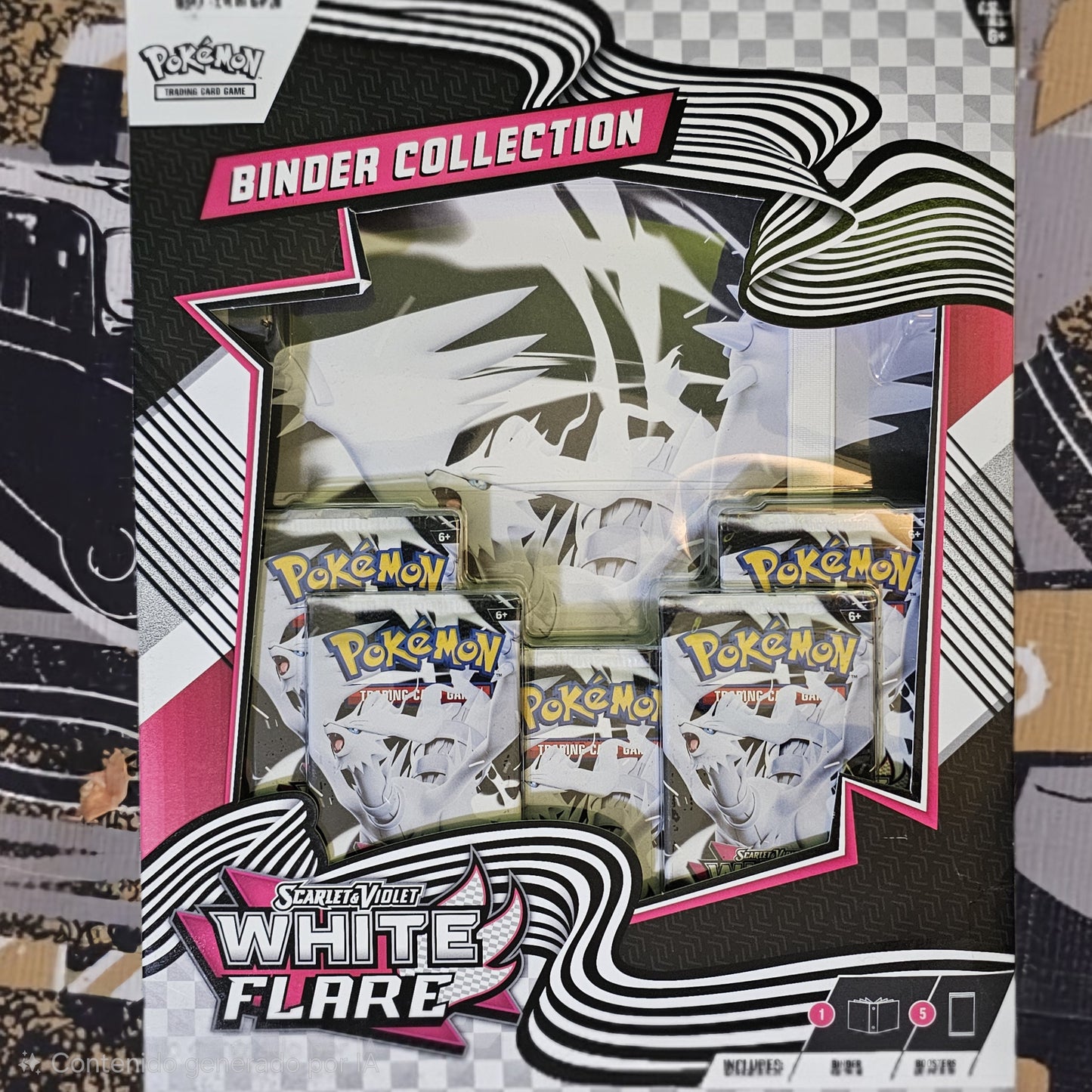 White Flare Binder Collection