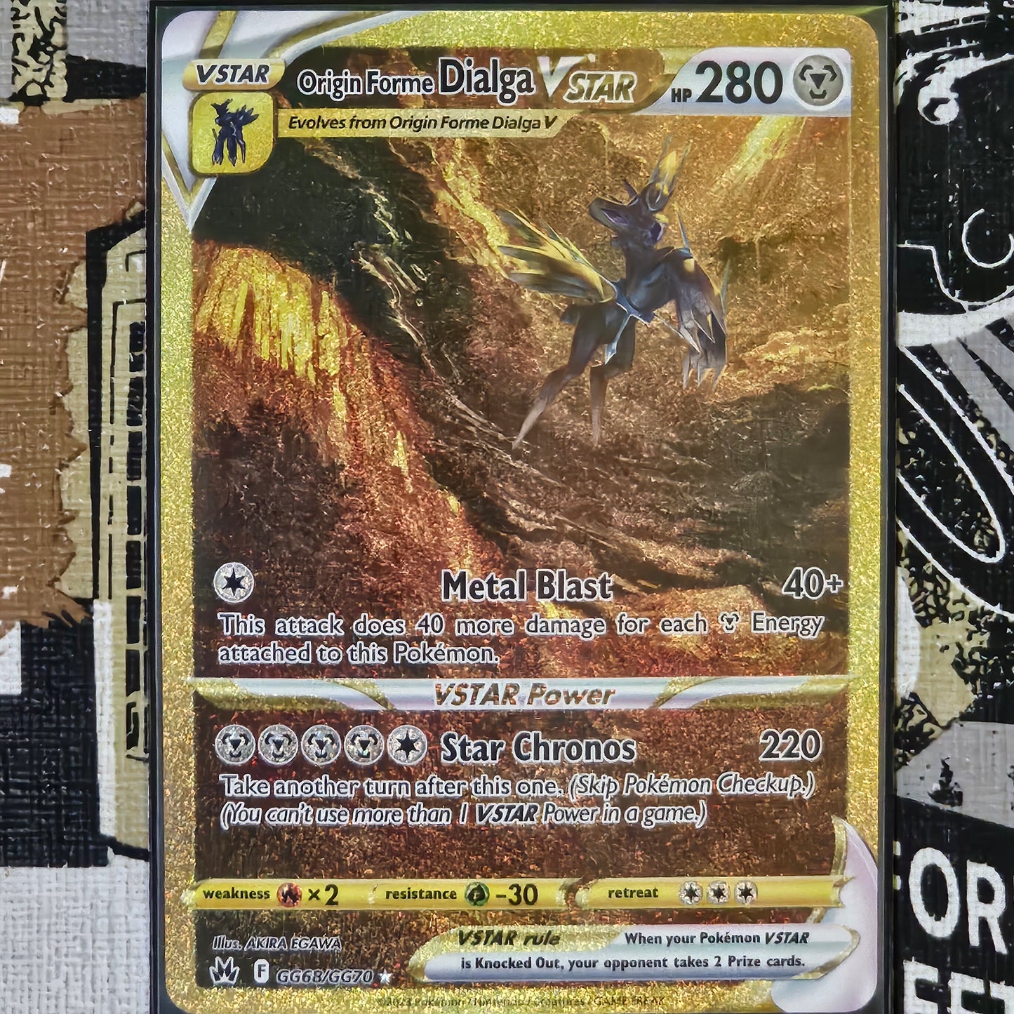 Origin Forme Dialga VStar GG68/GG70 Secret Rare