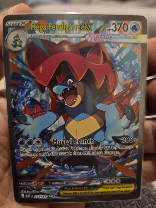 Mega Feraligatr ex 274/217 Special Illustration Rare