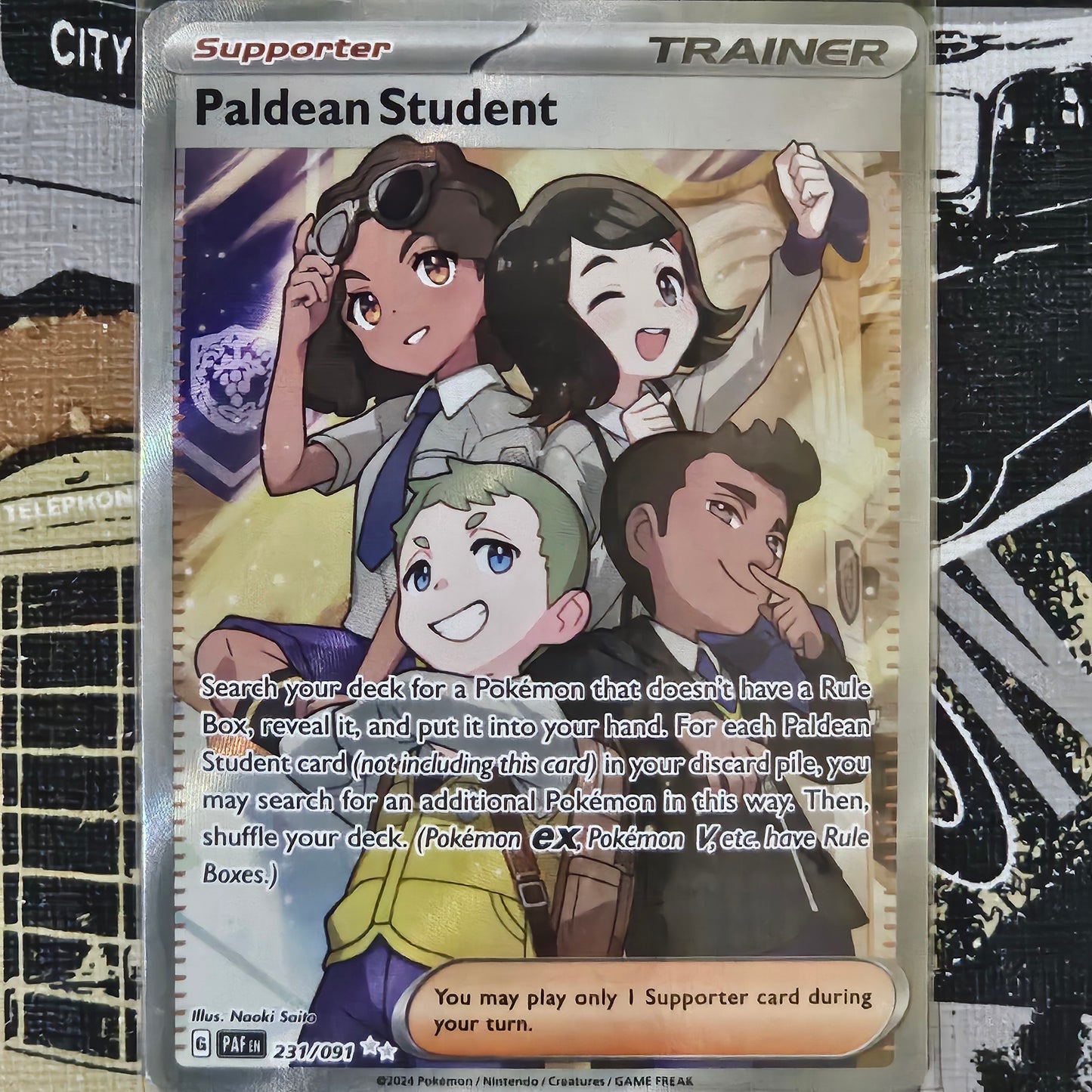 Paldean Student 231/091 Ultra Rare
