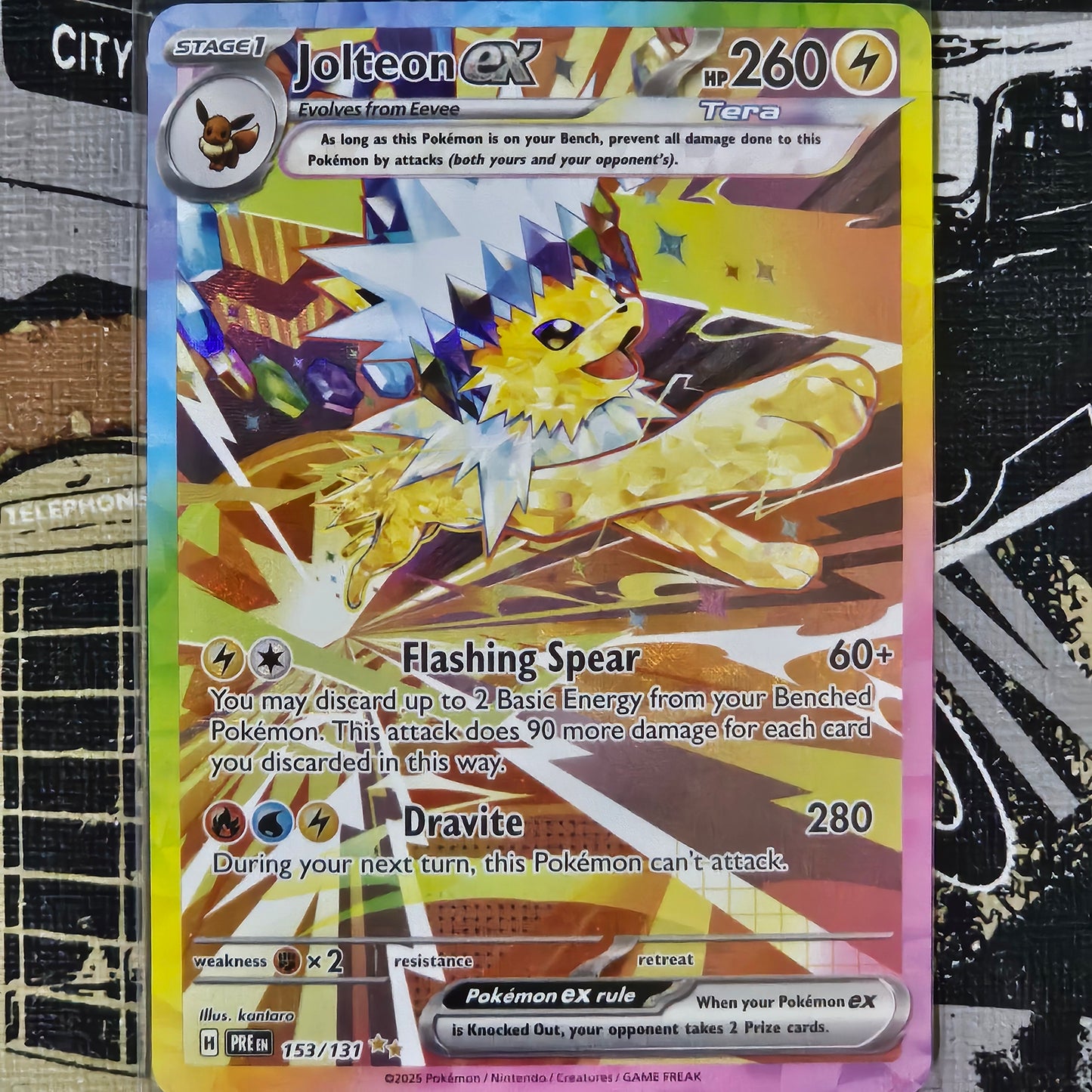 Jolteon ex 153/131 Special Illustration Rare
