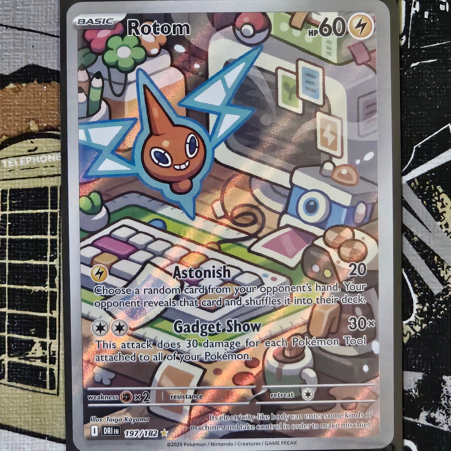 Rotom 197/182 Illustration Rare
