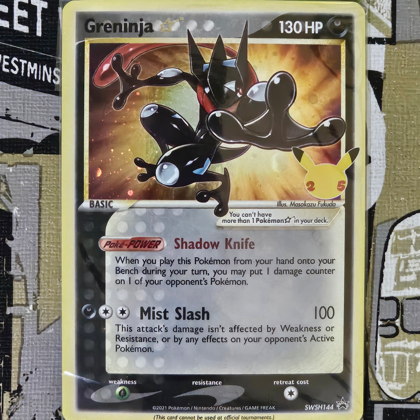 Greninja Star SWSH144 Promo