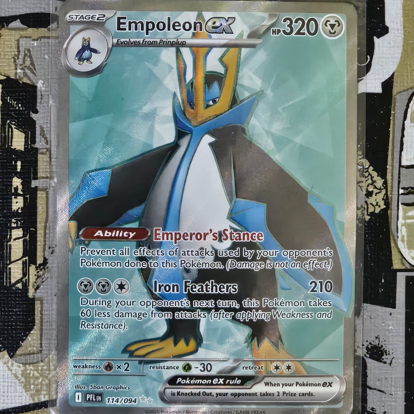 Empoleon ex 114/094 Ultra Rare