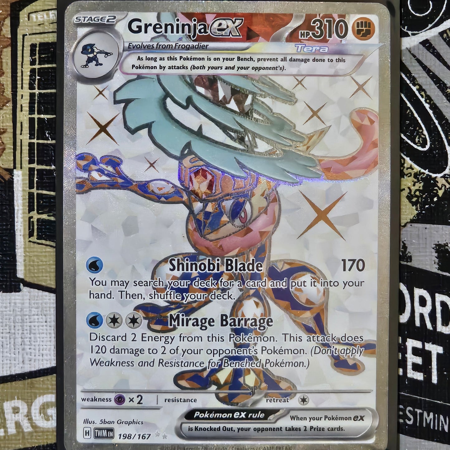 Greninja ex 198/167 Ultra Rare