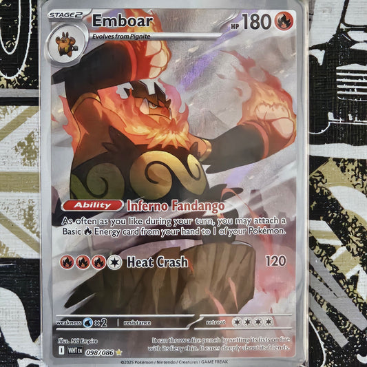 Emboar 098/086 Illustration Rare