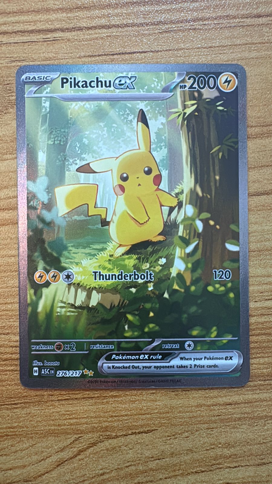 Pikachu ex 276/217 Special Illustration Rare