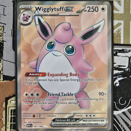 Wigglytuff ex 187/165 Ultra Rare