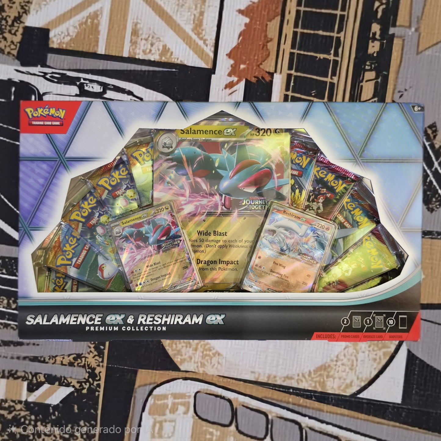 Salamence ex & Reshiram ex Premium Collection