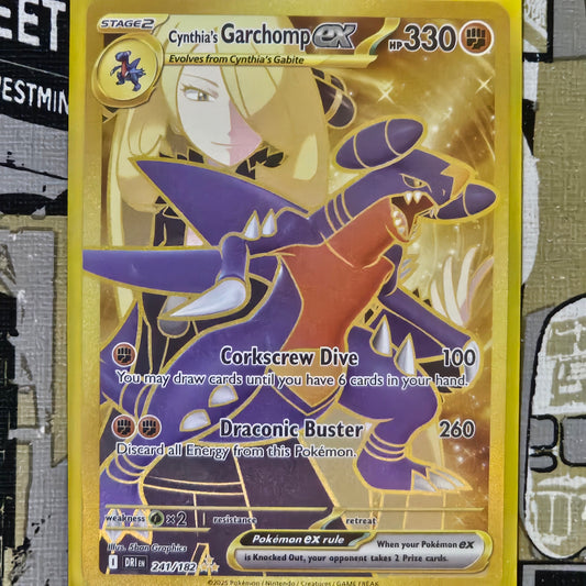 Cynthia's Garchomp ex 241/182 Hyper Rare