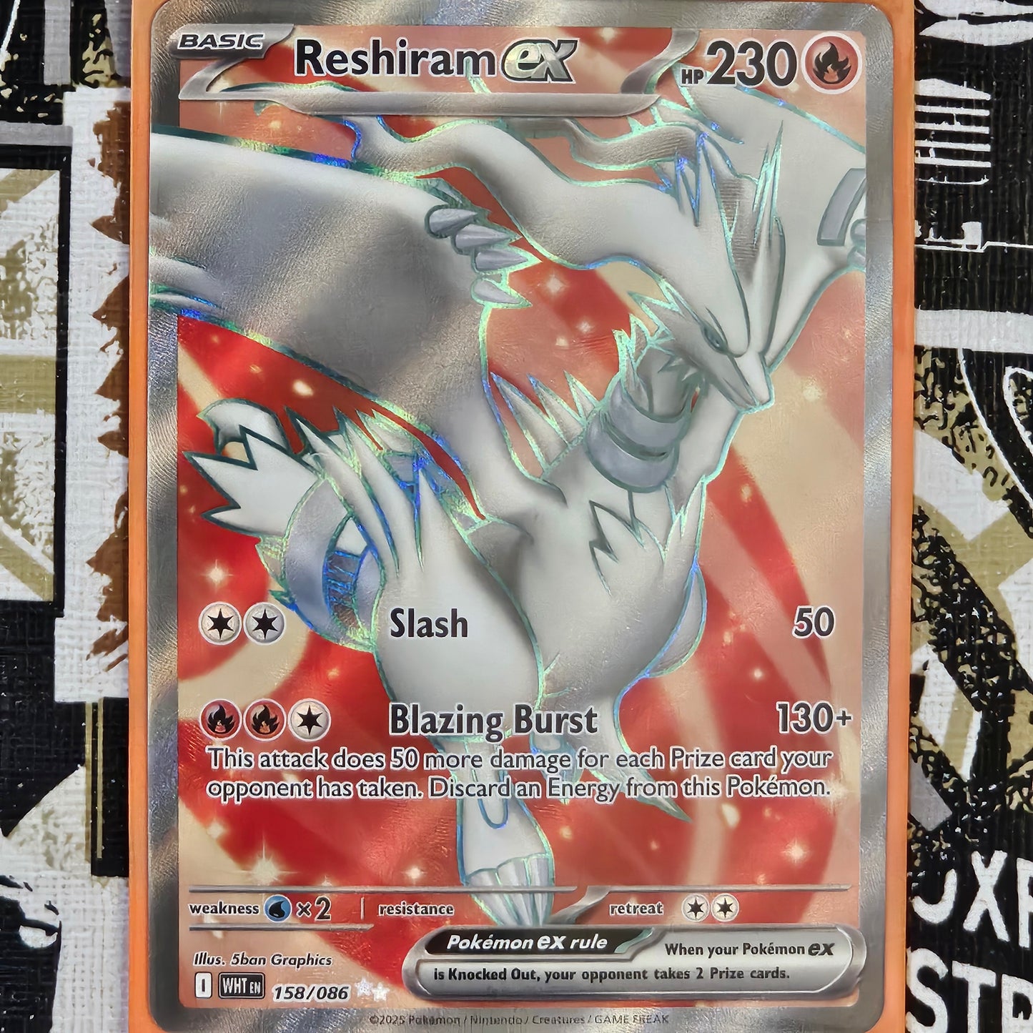 Reshiram ex 158/086 Ultra Rare